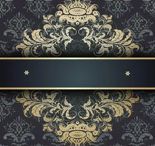 欧式花纹背景图片