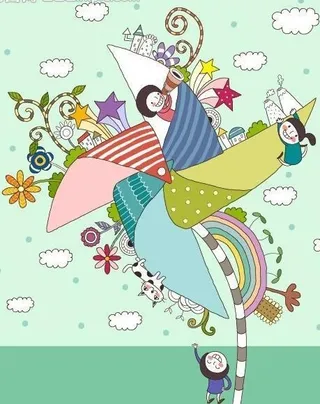 矢量儿童插画图片