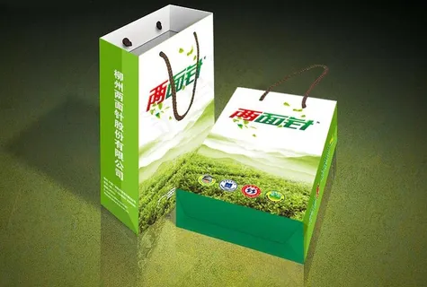 两面针手提袋设计图片