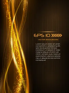 矢量素材动感璀璨科技花纹