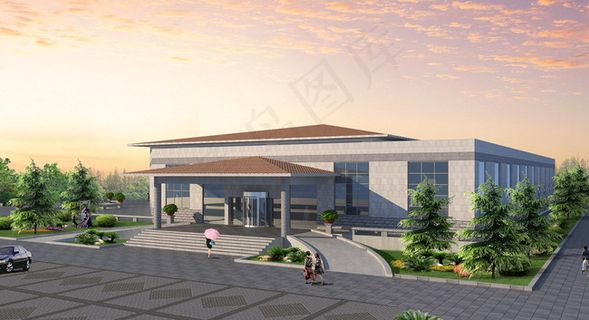 某展厅室外效果图片
