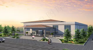 某展厅室外效果图片