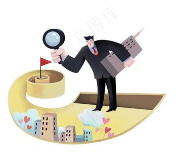 卡通商务人物图片