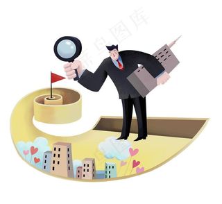 卡通商务人物图片