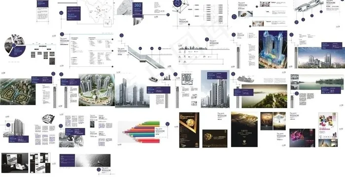 地产营销公司画册图片cdr矢量模版下载