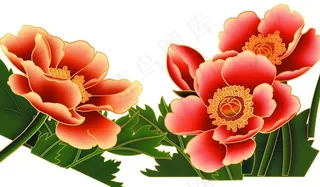 分层高清手工喷绘花朵图片