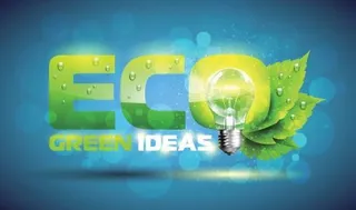 绿色环保生态背景矢量素材二