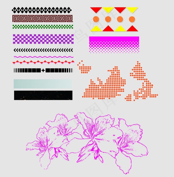 花纹 花纹图案 欧式花纹图片