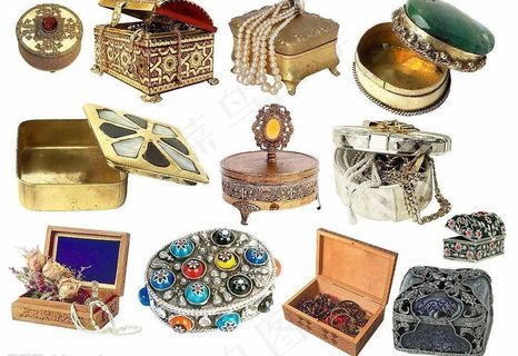 珠宝首饰盒psd素材图片