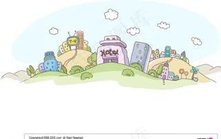 韩国 Line Art矢量素材图片