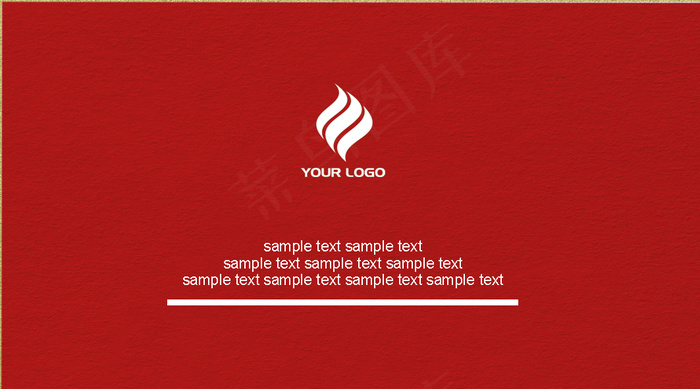 简介大气名片设计