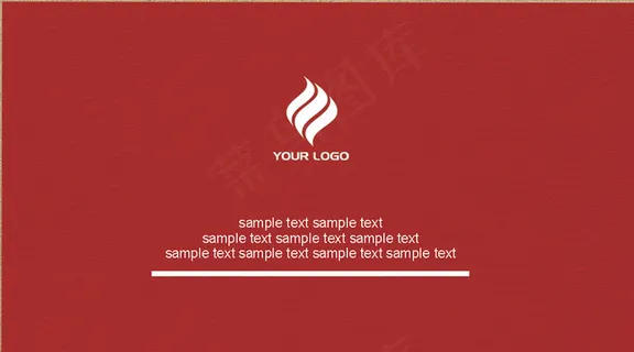 简介大气名片设计