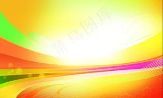 绚丽黄色背景