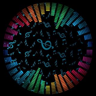 音乐符号背景图