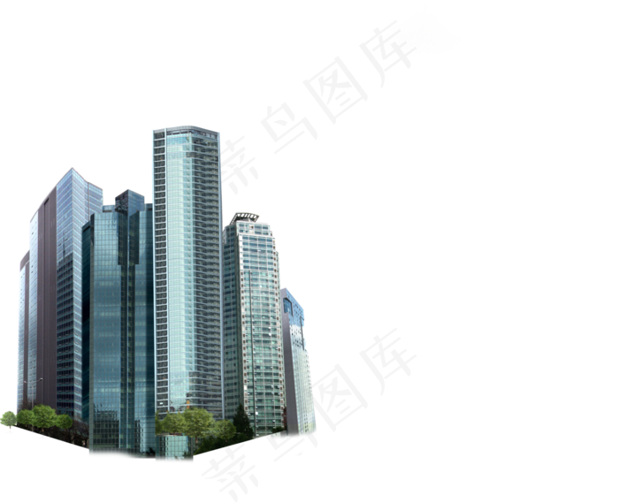 都市建筑建筑速写房子剪影素材