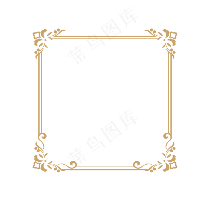 欧式镂空纹理边框,免抠元素