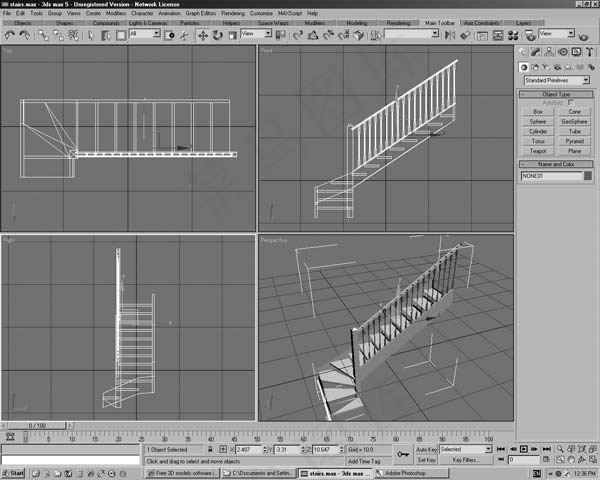 楼梯设计模型图
