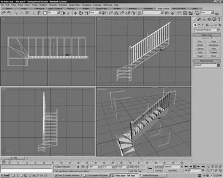 楼梯设计模型图