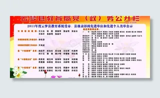 党（政）务公开栏图片