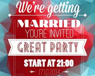 婚礼邀请卡图片