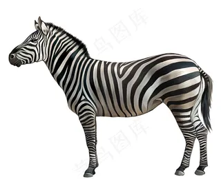 斑马矢量素材