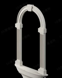 3D欧式构件模型