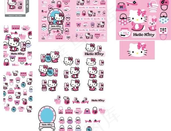 HelloKitty官方139ai矢量模版下载