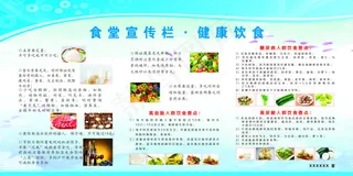 健康饮食展板