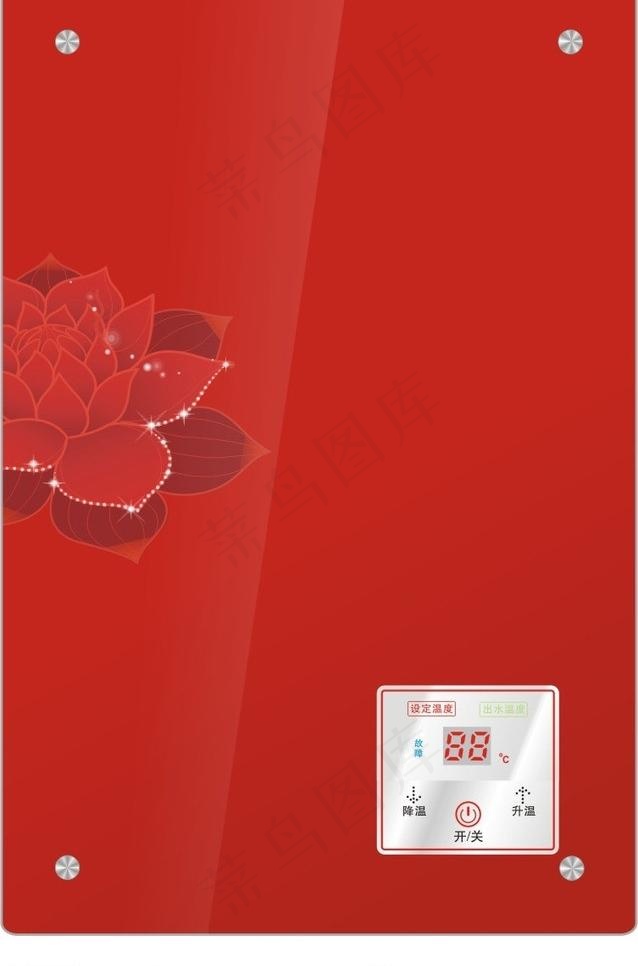 花 荷花 净水器 热图片cdr矢量模版下载