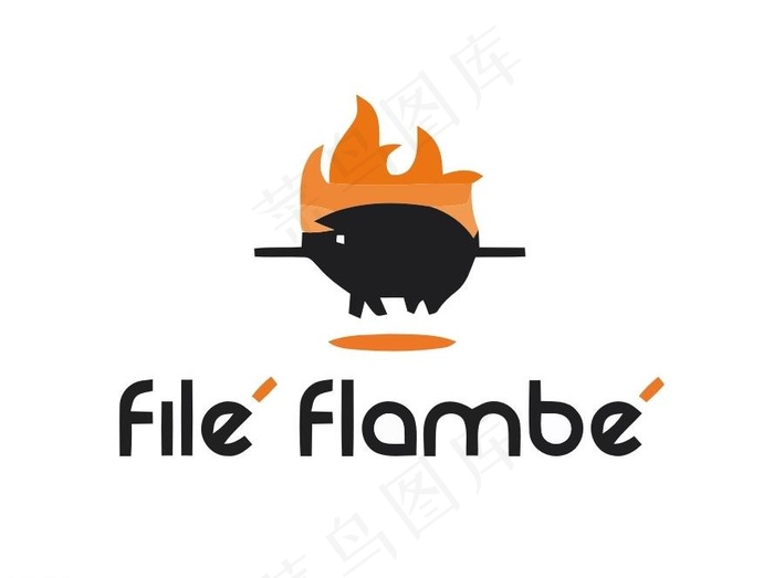 火焰logo图片ai矢量模版下载