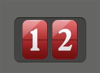 红色数字按钮记分牌