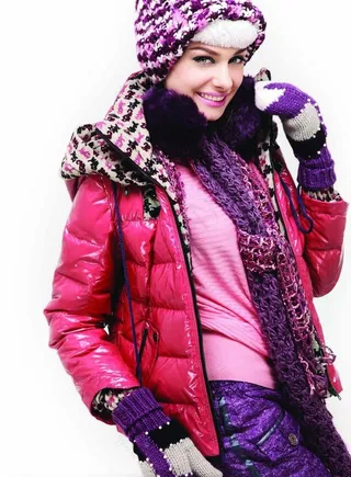 羽绒服模特图片