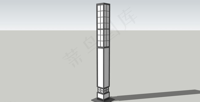 中式路灯图片