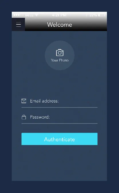 登陆界面PSD素材psd模版下载
