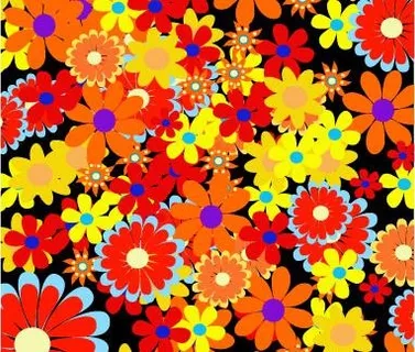 植物缤纷背景矢量图111