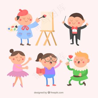 卡通风格的滑稽艺术特征