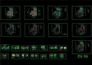 某花园雅居cad装修图