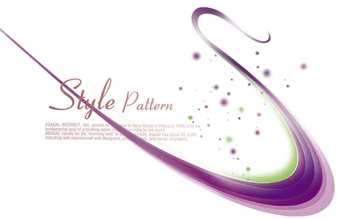 紫色唯美兰花名片