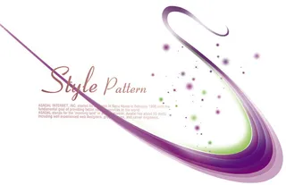 紫色唯美兰花名片