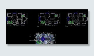 宾馆装饰平面图