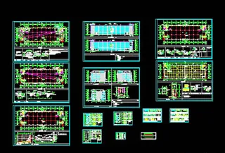 厂房建筑施工图CAD图纸-10