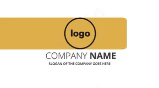 2017黄色简洁公司商务名片psd