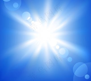 蓝色光效背景素材下载