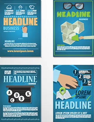 炫彩宣传折页设计