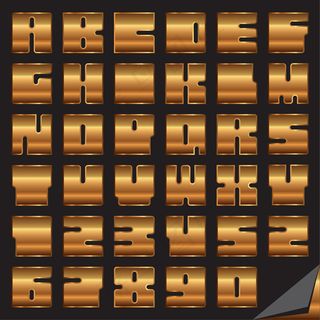 创意时尚字母字体大合集