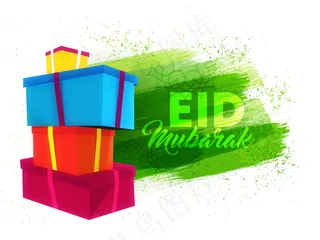 绿色背景矢量图