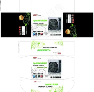 简约风格电源彩盒图片