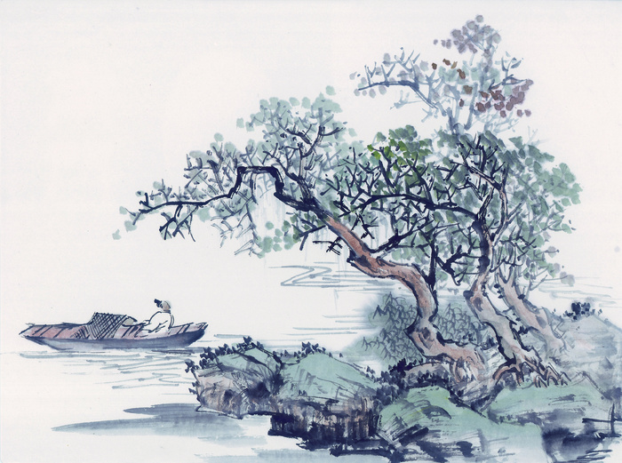 山水画模板下载