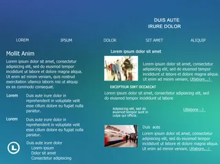 漂亮的英文网站设计