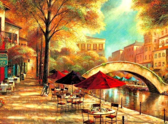 油画风景图片